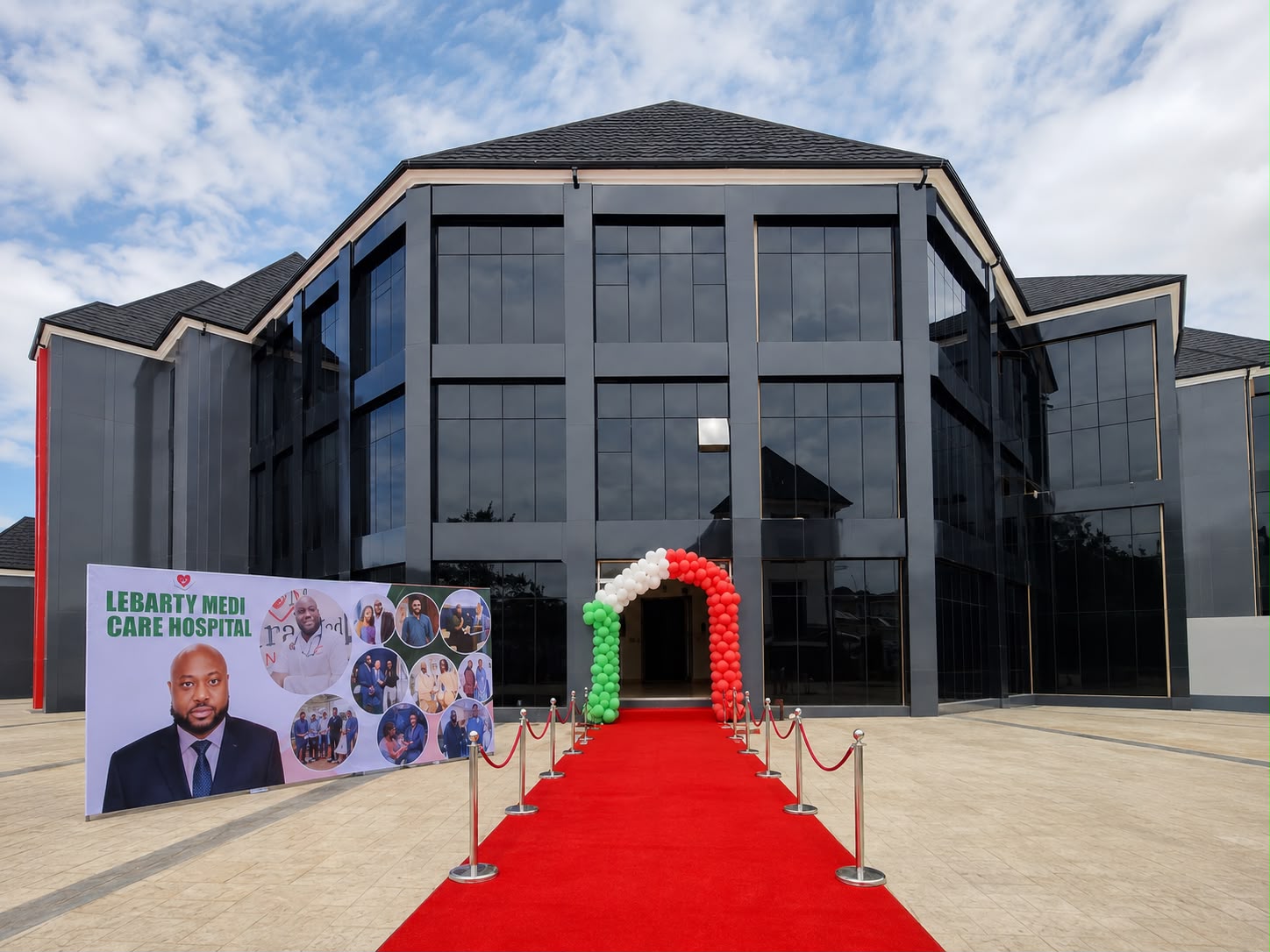 The Lebarty Medi-Care Hospital building in Benin City